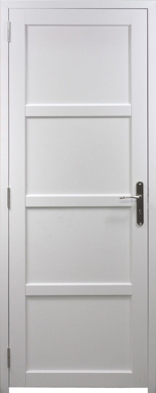 Blocco Porta Tamera Bianco H204 x L73 Pannello Laterale Sinistro a Spinta + Maniglia