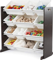 Pannelli per camera da letto dei bambini con 12 cassetti espresso per riporre giocattoli cassetti per giocattoli