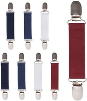 Clip per capelli elastici - Set di 8 - Varie colorazioni