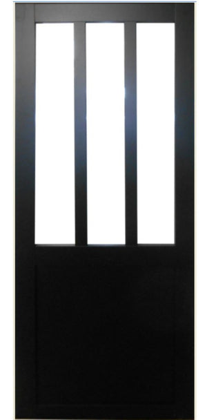 Porta scorrevole Atelier Modele Noir Larghezza 93 Con Sistema Galandage