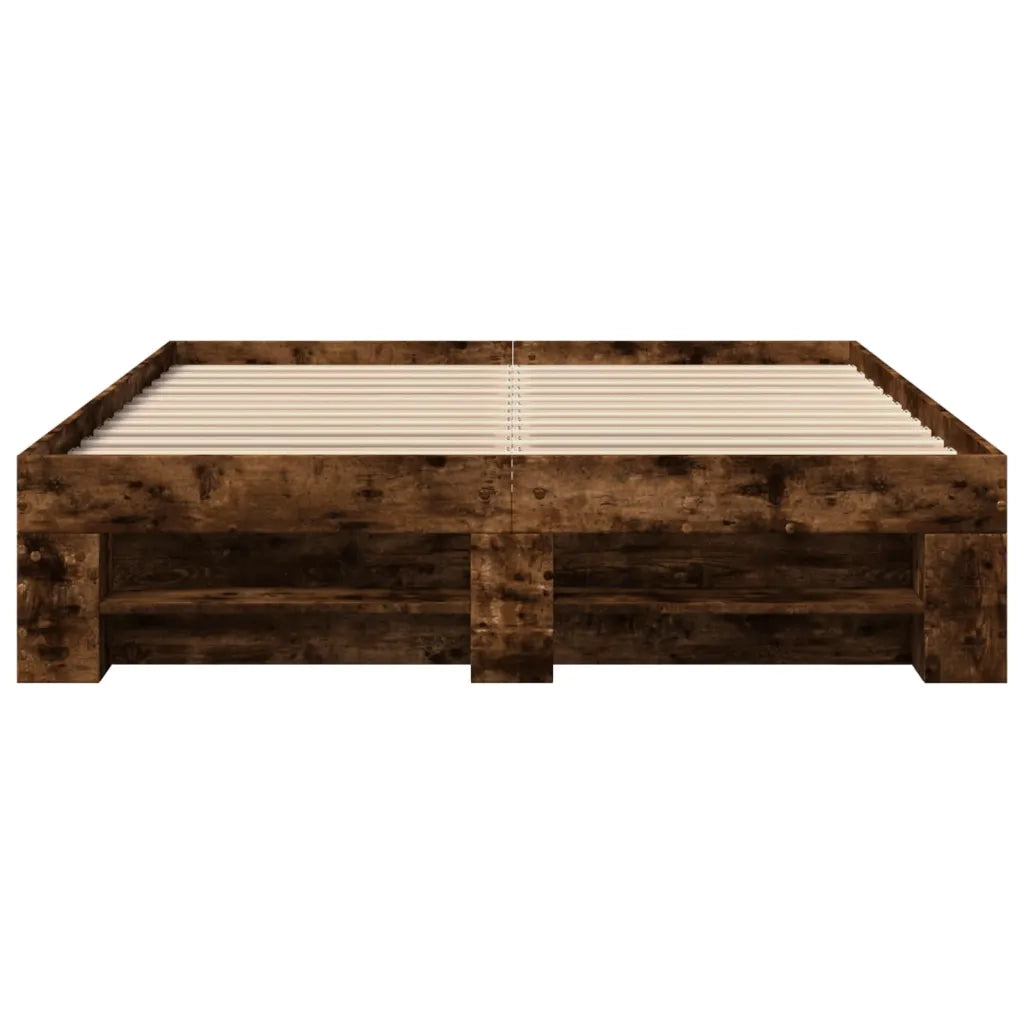 Giroletto senza Materasso Rovere Fumo 120x200 cm in Truciolato