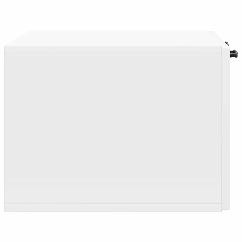 Mobile Porta TV da Muro Bianco Lucido 59,5 x 41 x 30 cm 899359