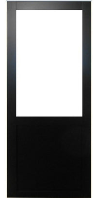 Porta scorrevole nera da officina H204 x L63 senza montante