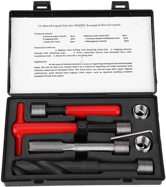 Set di riparazione di cavi - Set di viti a vite - In acciaio inossidabile