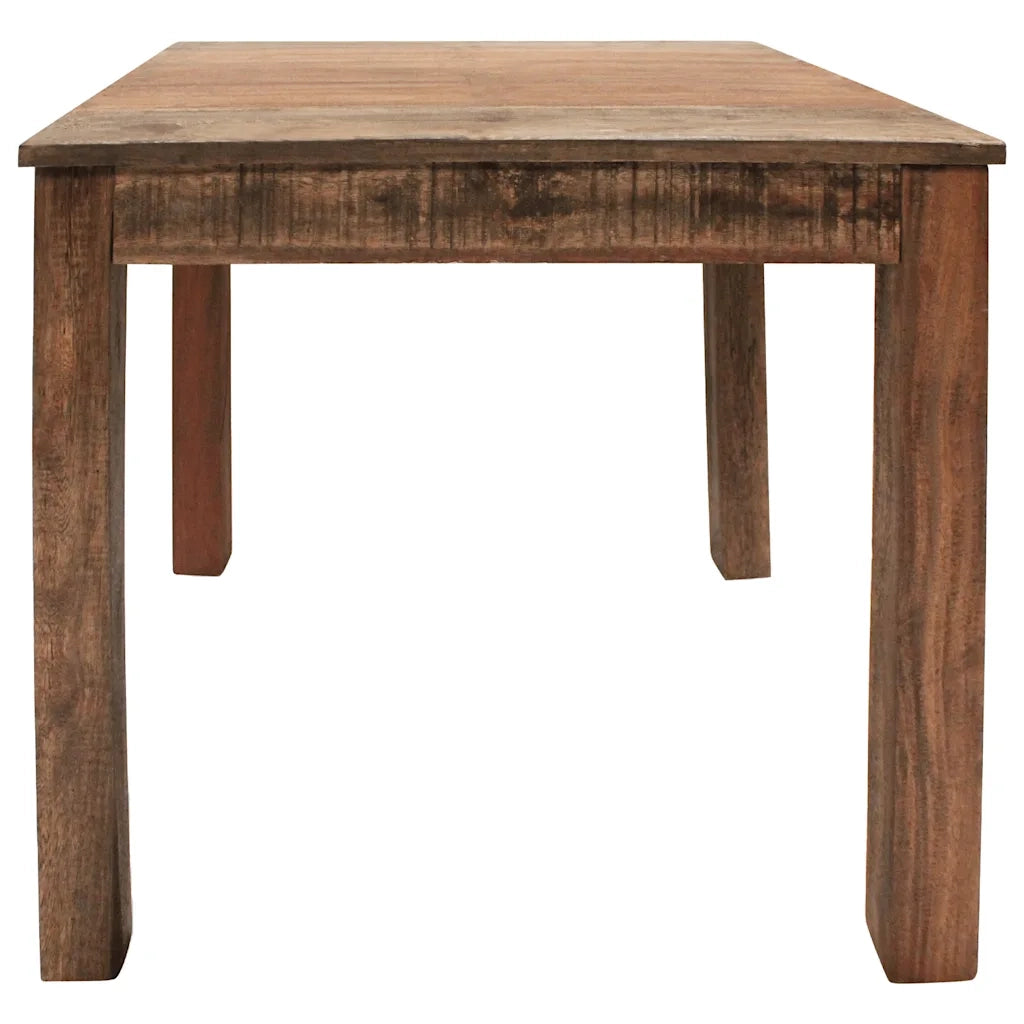 Tavolo da Pranzo in Legno Massello Anticato 82x80x76 cm cod mxl 17121