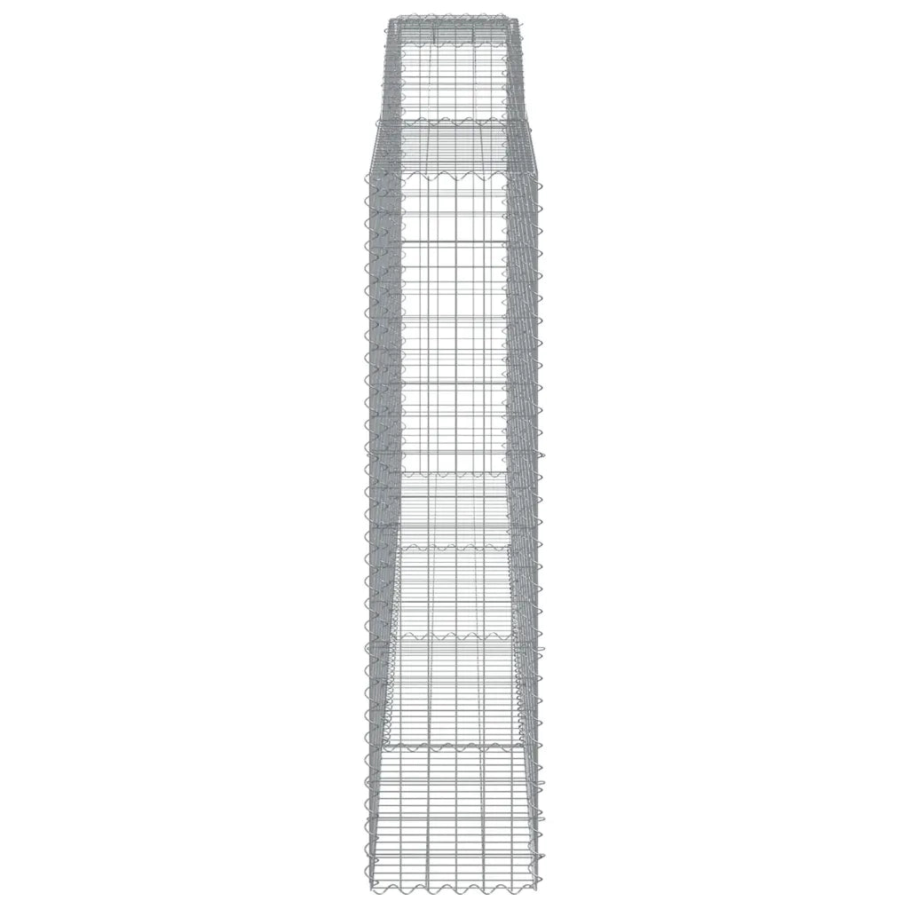 Cesto Gabbione ad Arco 400x50x200/220 cm Ferro Zincato 153540