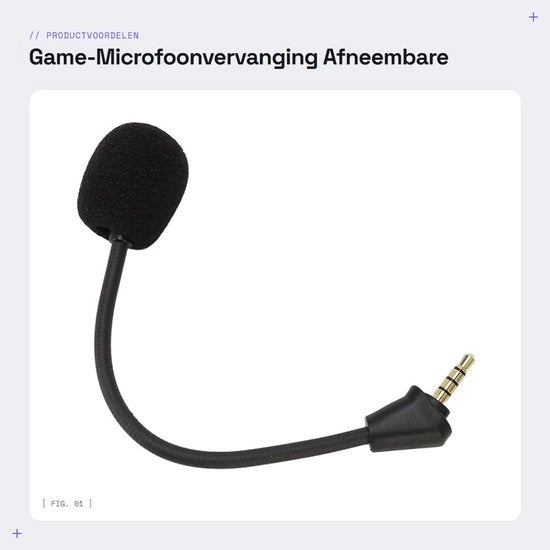 Microfono per Gioco - Sostituzione Microfono - Braccio Microfono Rimosso