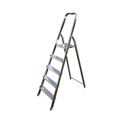 SCALA DOMESTICA IN ALLUMINIO TETI- 6 gradini - H. al piano 1,32 m- GRYN- pezzi 1
