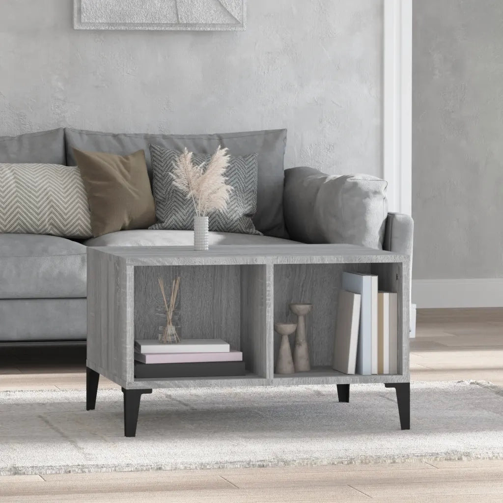 Tavolino da salotto | Tavolino da caff¨¨ | Tavolino da Soggiorno grigio sonoma 60x50x36,5 cm in Multistrato