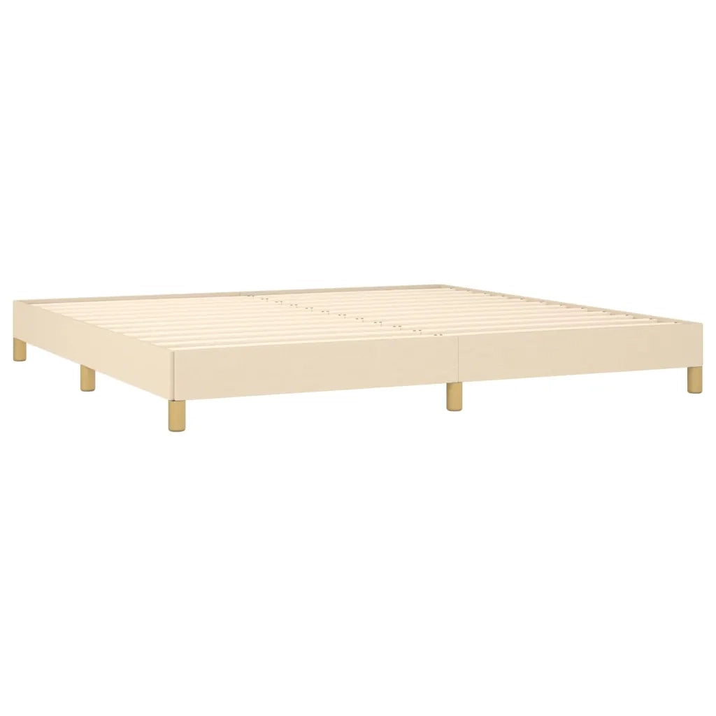 Giroletto senza Materasso Crema 200x200 cm in Tessuto 346847