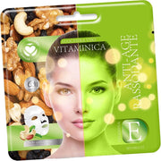 Trade Shop - Maschera Viso Con Vitamina E Anti-age Rassodante Rigenera Pelle Facile Applicazione -