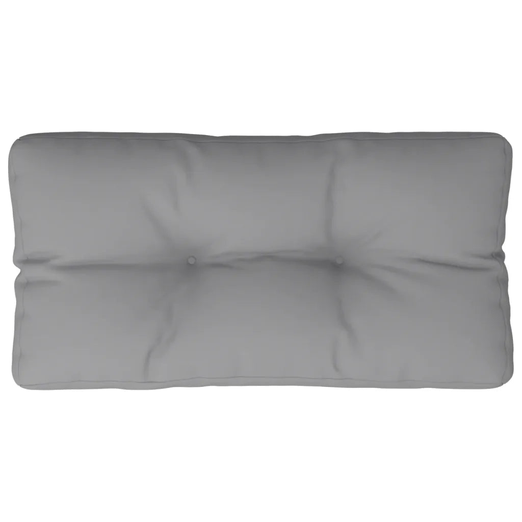 vidaXL Cuscino per Pallet Grigio 70x40x12 cm in Tessuto