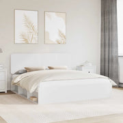 Struttura del letto Bianco 180 x 200 cm Pino massello