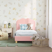 Struttura letto per bambini con testata Rosa 70 x 140 cm 42010965