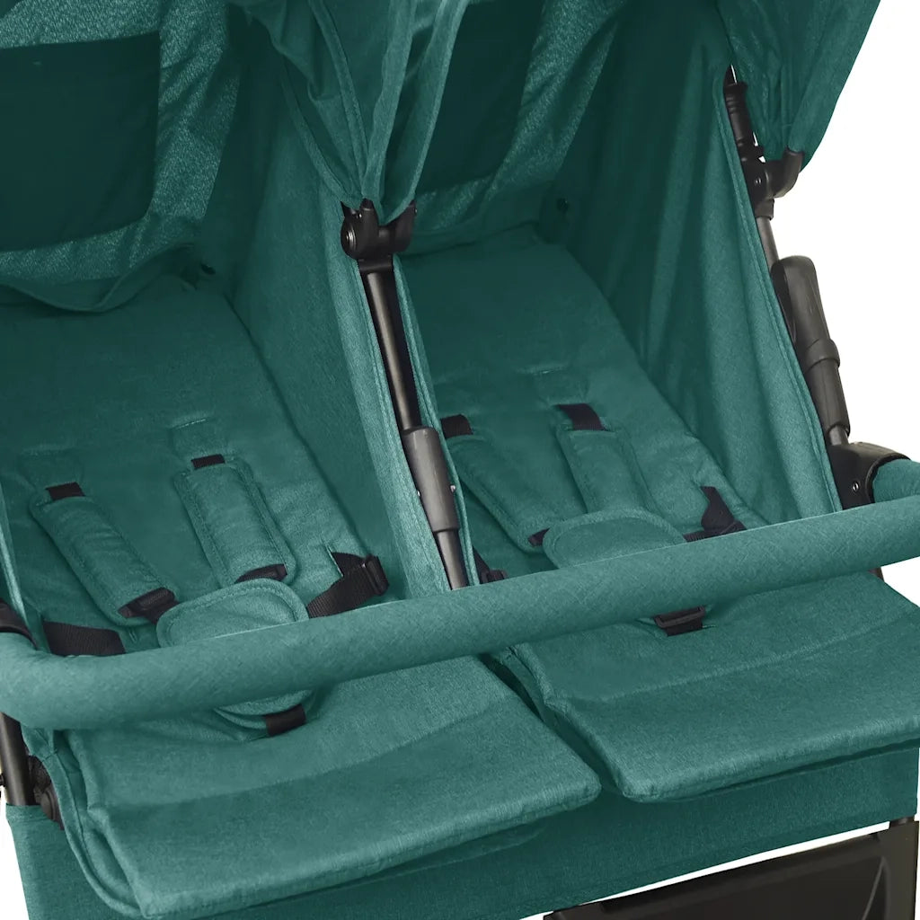 Passeggino Gemellare Verde in Acciaio CFW3948875