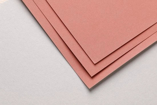 Pacchetto di Carta Pastelmat Sanguigna - 5 Fogli A3 297x42 cm 360g - Speciale per Pastelli Secchi