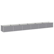 Letto rialzato da giardino Grigio 600 x 80 x 55 cm 8006453