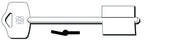 CHIAVI DOPPIA MAPPA ESETY 5EY22- - 5EY22 - 5 pezzi SILCA