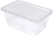 Contenitore Plastico per Cibo 1250ml con Coperchio BPA libero, sicuro per il congelatore, il forno a microonde, il forno a vapore e il frigorifero, adatto per la preparazione delle colazioni, pranzi e spuntini.