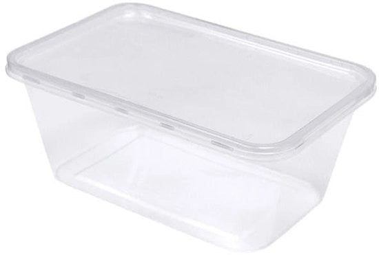 Contenitore Plastico per Cibo 1250ml con Coperchio BPA libero, sicuro per il congelatore, il forno a microonde, il forno a vapore e il frigorifero, adatto per la preparazione delle colazioni, pranzi e spuntini.