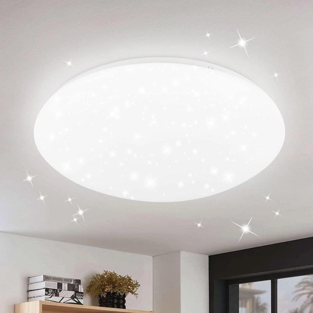 ZMH Lampada da soffitto LED moderna forma stella rotonda per soggiorno