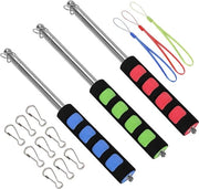 Astuccio Tridimensionale per Bandiera Portatile con Lanyard e 9 Clip - Guida di Insegnamento per Turisti e Viaggiatori