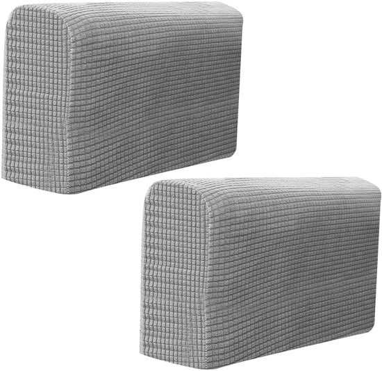 Copribraccio con tessuto antiscivolo - 2 pezzi/pacco - Protezione per braccio per poltrone/sofà - Installazione facile - Tessuto Polar Fleece