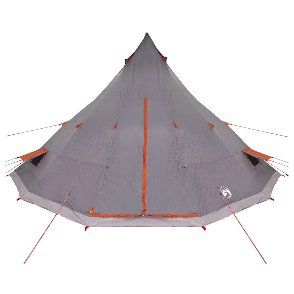 Tenda Tipi Grigio e arancione 560 x 560 x 300 cm taffetà 42000983
