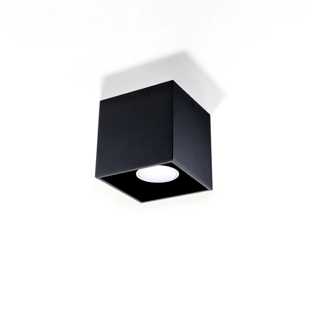 Spot soffitto Pure Lume Tetris 1 nero metallo GU10