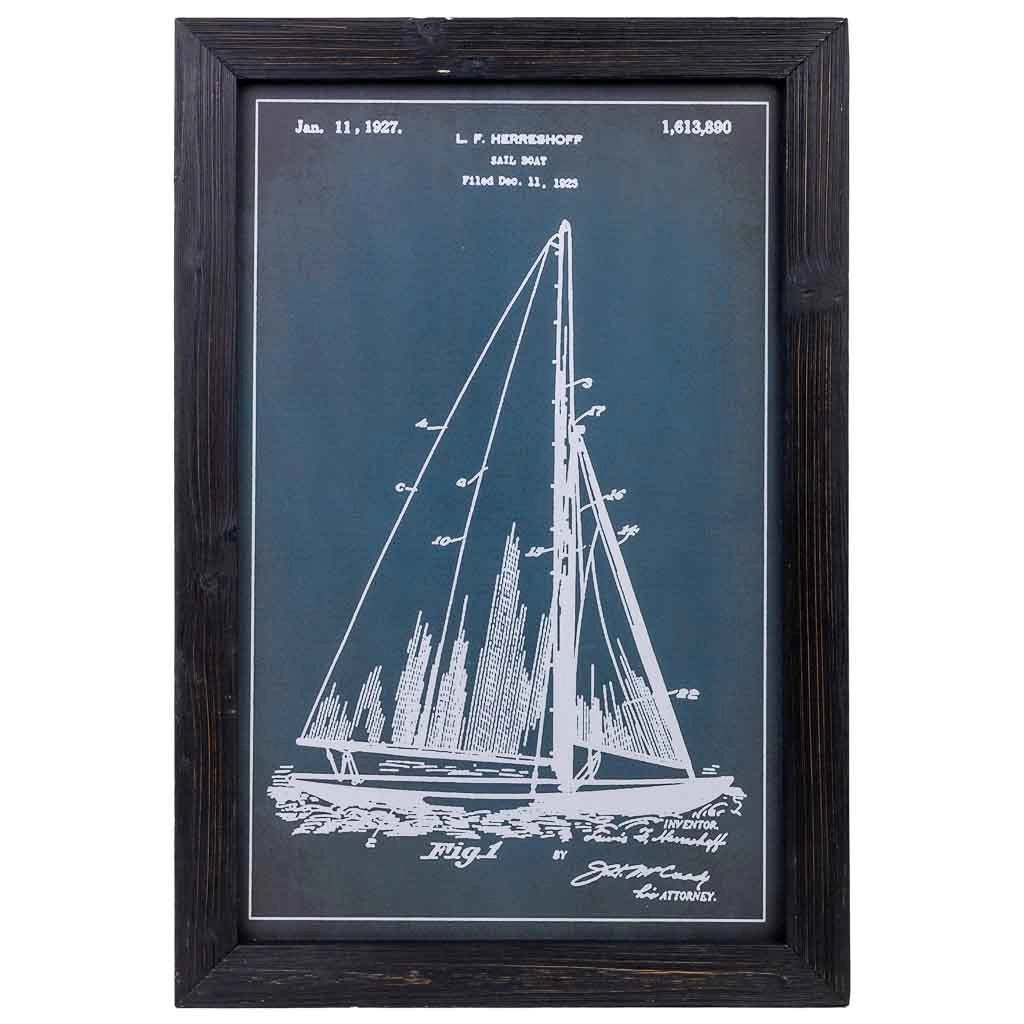 Quadro in tela stampata con cornice in legno, 40x60x1,5