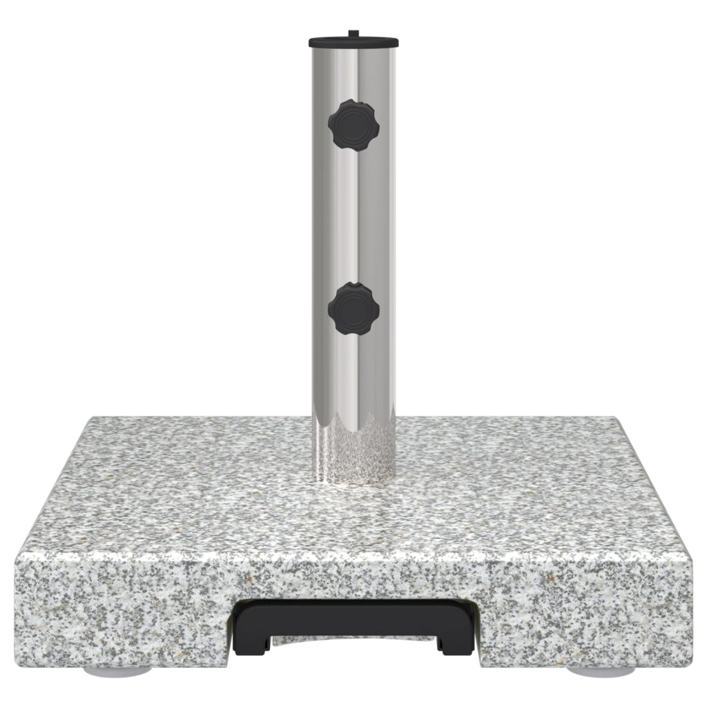 Base per Ombrellone con Ruote Grigia Granito 29 kg Quadrata