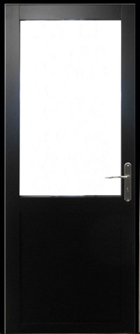 Blocco porta officina nero senza montante H204 x L73 Tabella dimensioni spingendo a sinistra