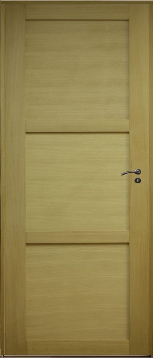 3 pannelli Blocco porta Ayous Impiallacciatura Larghezza 73 Spintore sinistro