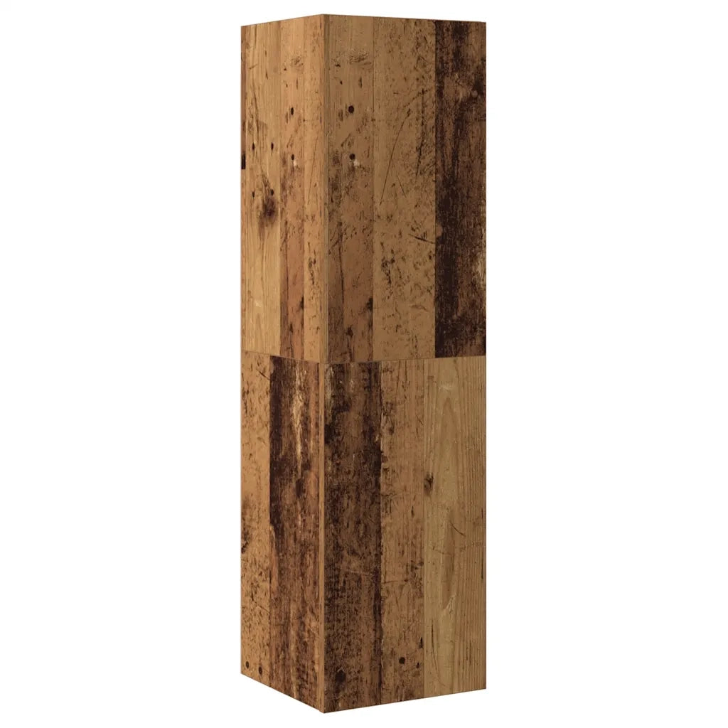 Mobili TV a Parete 3 pz Legno Antico in Legno Multistrato 3328983