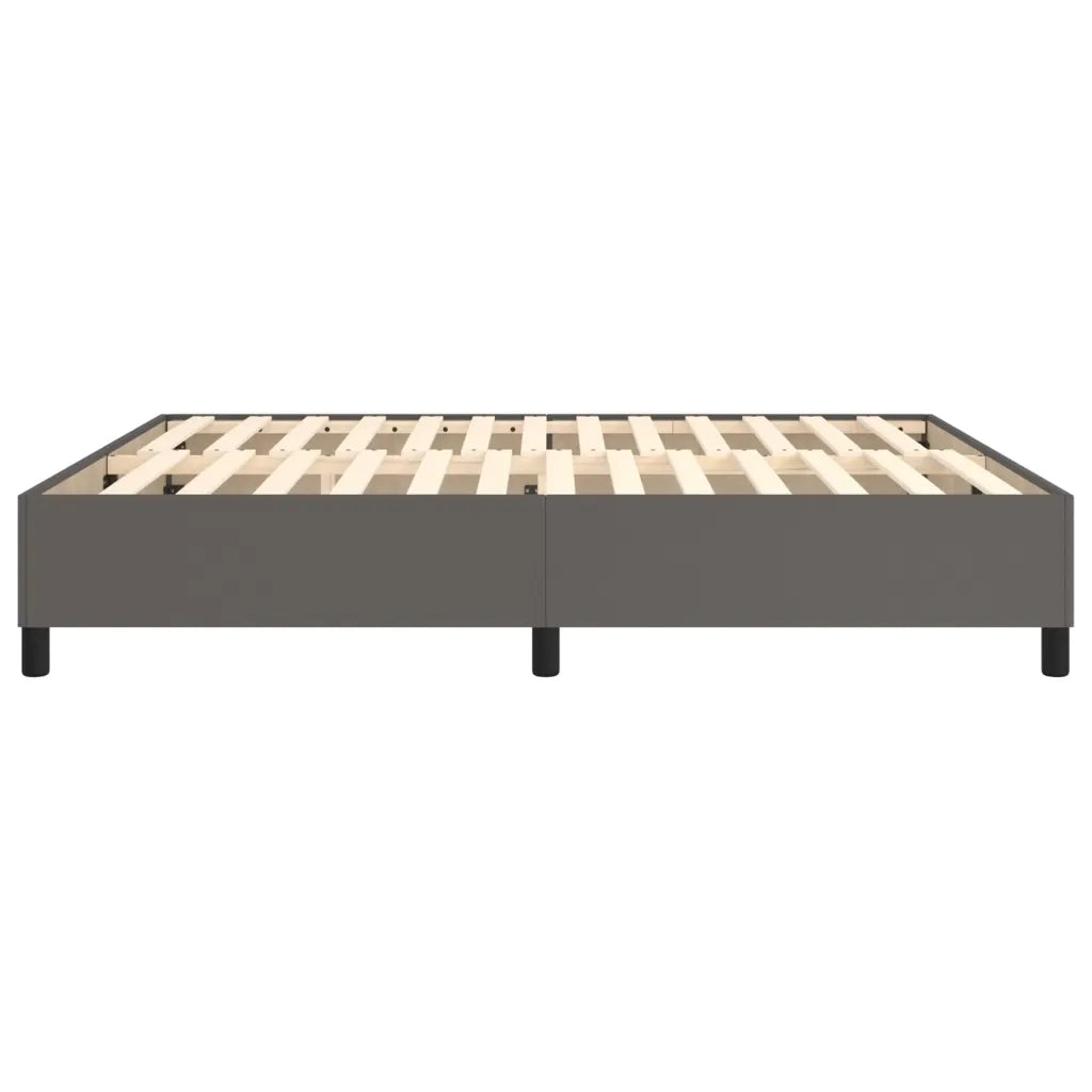 Struttura Letto a Rete a Molle Grigio 160x200 cm in Similpelle 3121057