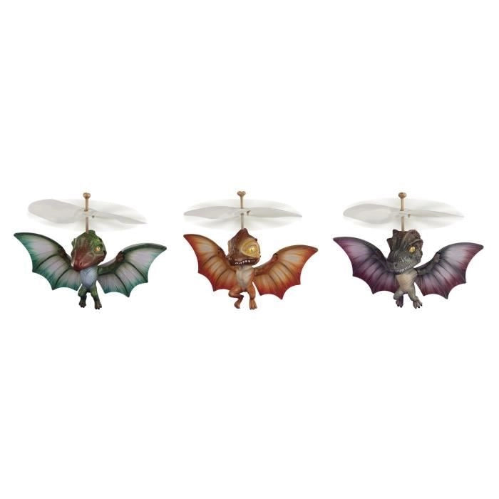 GrossMos Flying - Scopri il tuo dinosauro volante - Blu - 3 modelli da collezionare