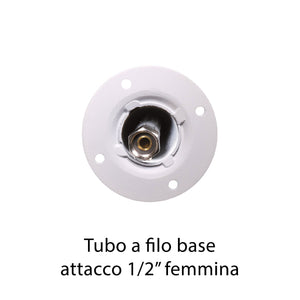 Fontana a Colonna Rubinetto Doppio in Ottone e Porta Tubo Arizona Belfer 42/ARZ Ruggine