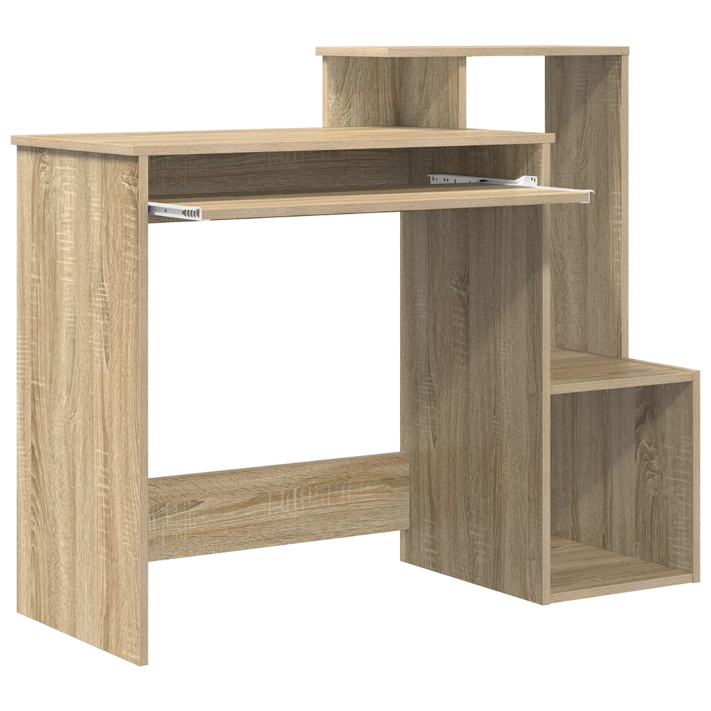 Scrivania in Roverella Roverella MDF con impiallacciatura in rovere