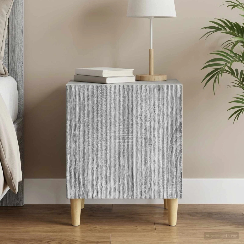 Armadio da Notte Grigio Sonoma 43 x 34,5 x 50 cm 894577
