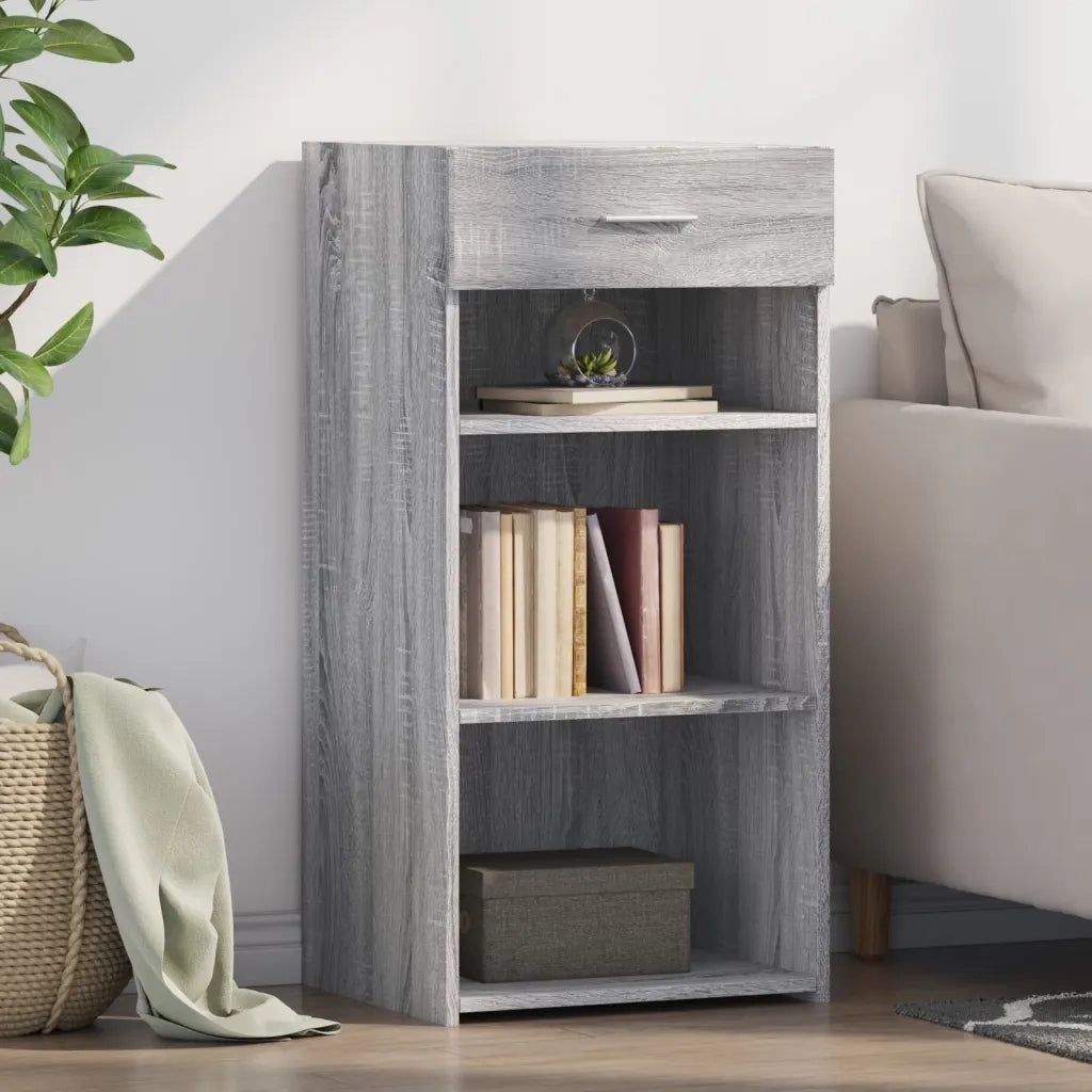 Credenza | Madia | Buffet da pranzo | Armadio da pranzo Grigio Sonoma 45x42,5x93 cm in Legno Multistrato