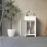 MOBILE LAVATOIO IN RESINA RESISTENTE AI DETERGENTI E AGLI ACIDI DI USO COMUNE PER ESTERNO E INTERNO 45X50X85 CM