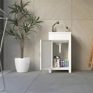 MOBILE LAVATOIO IN RESINA RESISTENTE AI DETERGENTI E AGLI ACIDI DI USO COMUNE PER ESTERNO E INTERNO 45X50X85 CM