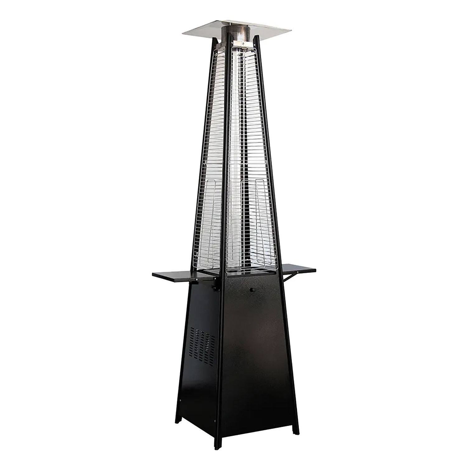 Tavolo Accessorio per Stufa a Fungo Pyramid 29,5x25 cm in Acciaio Nero