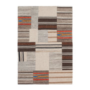 Tappeto Kilim Intenso 210 Natural in Lana e Cotone