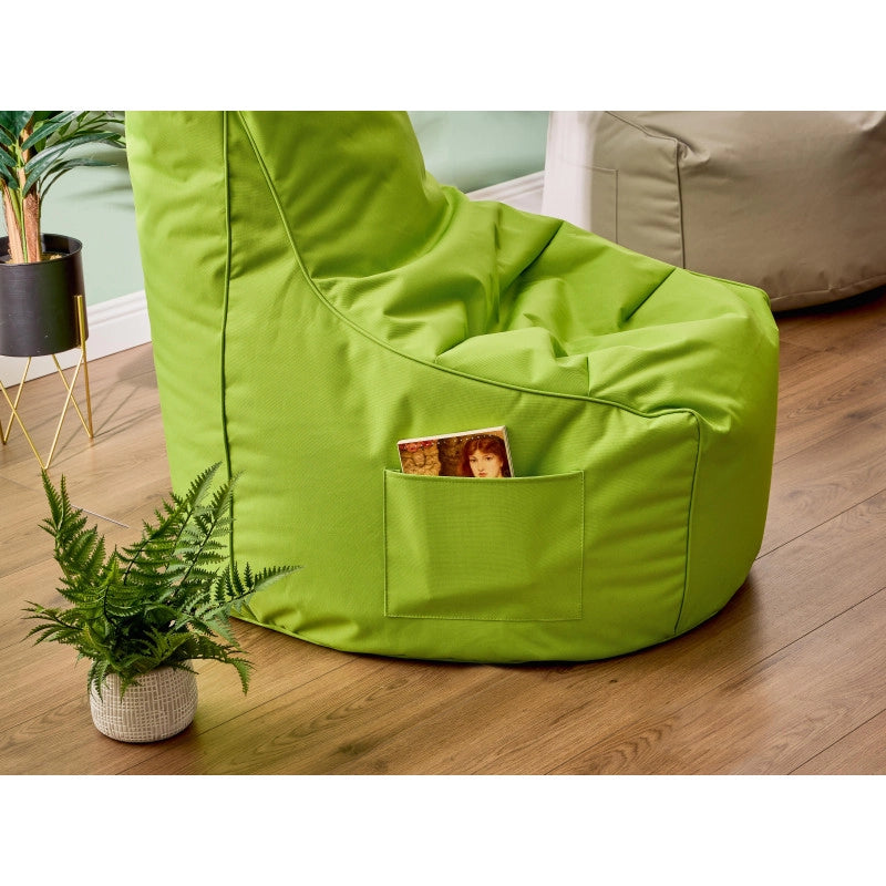 Poltrona Sacco Layla In Nylon+pvc Verde Acido 65*65*95cm
