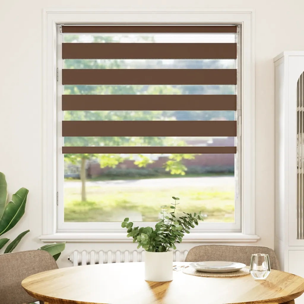 Tenda a Rullo Zebra-Tenda avvolgibile Larghezza Tessuto 110,9 cm Poliestere 963510