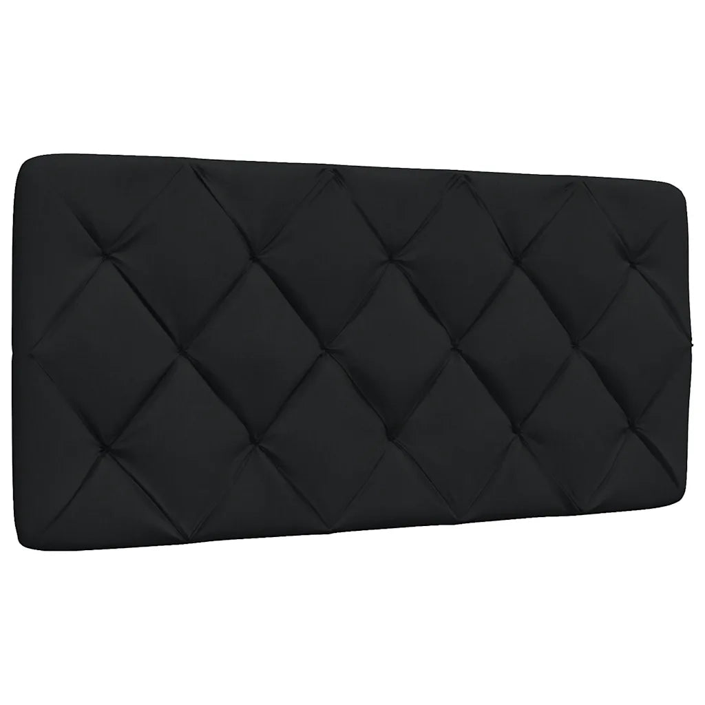 Giroletto senza Materasso Nero 100x200 cm in Tessuto