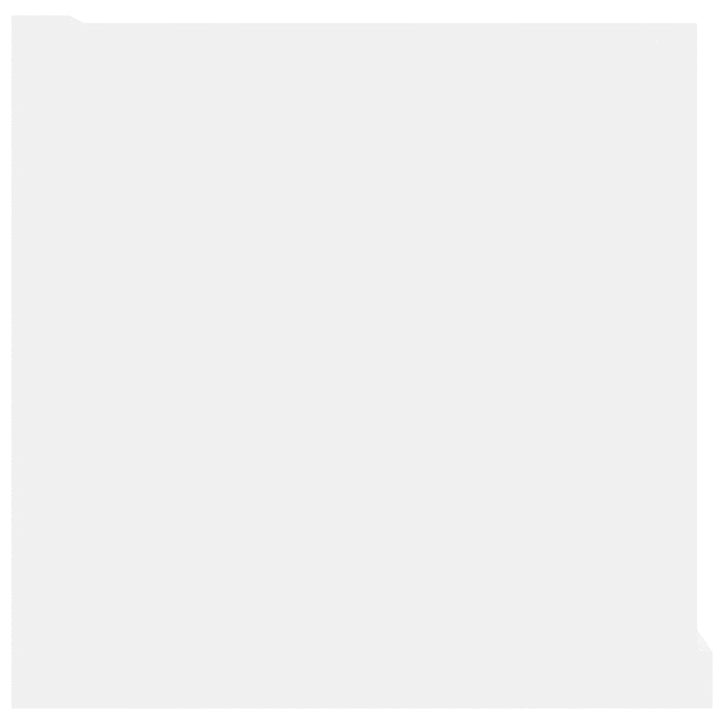 Scaffale Porta CD a Parete Bianco 100x18x18 cm in Truciolato cod mxl 47881