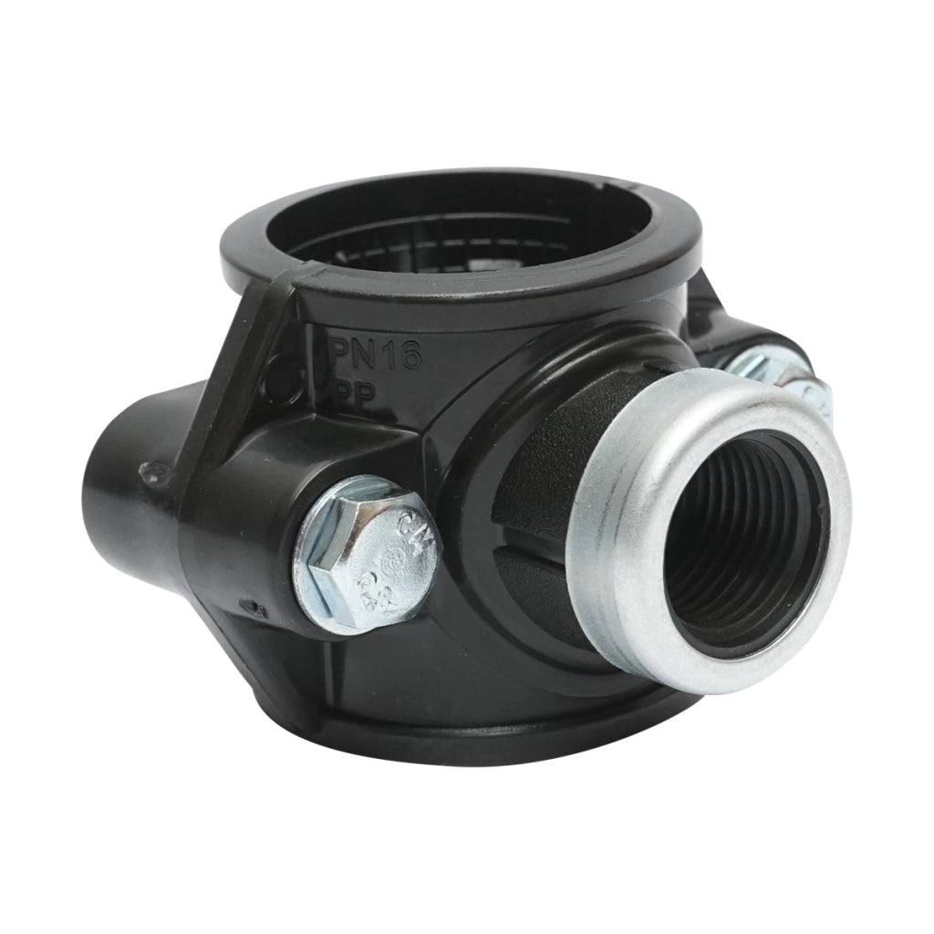 Morsetto di collegamento a compressione D40mm x 1/2 pollici, PN16