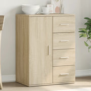 vidaXL Credenza Rovere Sonoma 59x39x80 cm in Legno Multistrato